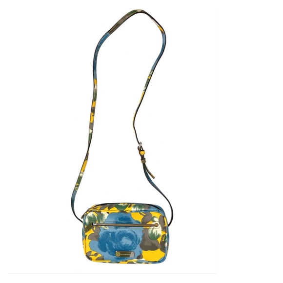 Marc by Marc Jacobs Sally Jerrie Rose Convertible Floral Crossbody Bag / Clutch - Picture 2 of 16